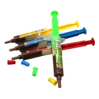 Jouets de bonbons pour enfants Snacks Chocolat Vente en gros Emballage en forme de seringue Chocolat blanc au lait