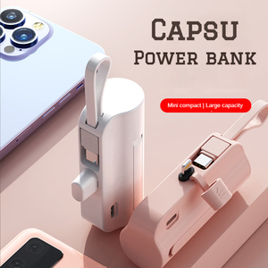 Cadeau de Noël, mini <span class=keywords><strong>batterie</strong></span> <span class=keywords><strong>externe</strong></span> capsule 5000mAh, chargeur portable, <span class=keywords><strong>batterie</strong></span> <span class=keywords><strong>externe</strong></span> <span class=keywords><strong>pour</strong></span> iPhone 14, <span class=keywords><strong>pour</strong></span> Samsung S22, <span class=keywords><strong>Huawei</strong></span> Powerbank - Product Image 4