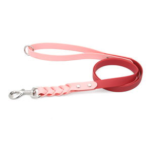 Set Kalung dan Tali Anjing Klasik Lintas Negara, Rajutan Tangan, Anti-Tersedak, Tali Jalan-Jalan yang Dapat Diperpanjang, Dapat Dikustomisasi - Product Image 5