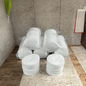 Muestra Gratuita, MOQ Bajo, Venta al por Mayor, Discos Desmaquillantes Faciales Desechables de Algodón 100% para Limpieza Facial - Product Image 4