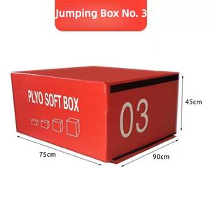 New 4 in 1 High Quality MultiSpecification Adult Child MultiStyle Safety Jump Box for Parkour Leg <b>Strength</b> <b>Training</b> Plyo Box - Product Image 4