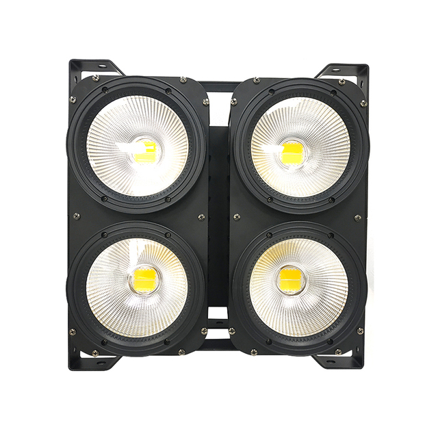 Newprofessional Warm White LED Stage Light DMX 400W 4 Eye LED Blinder Light