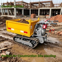 500 kg Mini-Raupentransporter, 0,5 Tonnen Raupenkipper für Landwirtschaft, Bergbau und Baustellen