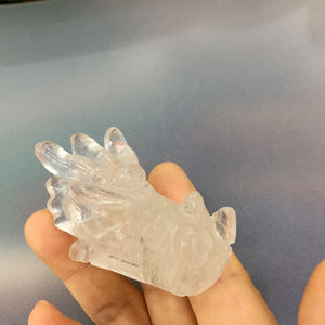 Groothandel Natuurlijke Kristal Steen Hand Gesneden <span class=keywords><strong>Dragon</strong></span> Schedels - Product Image 5