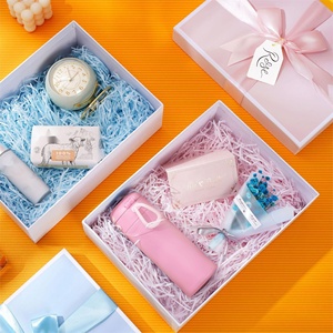 Anneler günü hediye kutusu pembe kozmetik ruj parfüm büyük boy hediye kutusu için ambalaj kutusu kağıt torba ile - Product Image 6