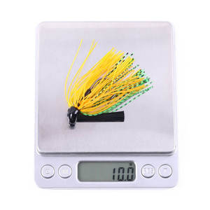 <span class=keywords><strong>Leurre</strong></span> métallique Cheery 10g avec jupe, appât dur artificiel coulant, tête de jig avec hameçons pour la pêche au bar, au marlin et en eau douce (pêche au fond) - Product Image 2