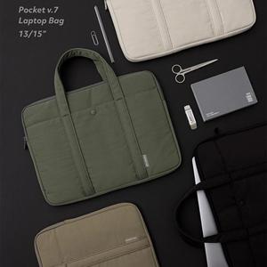 Custom Logo Crossbody Modern Business Soft Nylon Waterproof Large Capacity Computer Laptop Sleeve Briefcase Protective Shoulder - Product Image 2