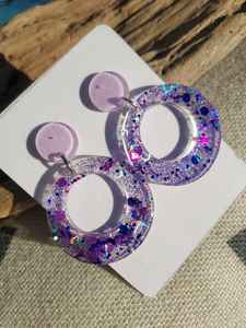 Pendientes de resina de moda, estilo ligero y cómodo, perfecto para uso diario, fiestas y combinación con atuendos modernos, accesorios de moda - Product Image 5