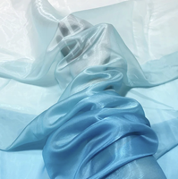 Tissu en satin organza Lily, fil brillant haute brillance, doux et lisse, pour robe de mariée Hanfu et tissu de voiture