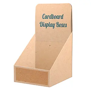 Boîte d'affichage de petits produits, carton imprimé personnalisé, comptoir de vente au détail pliable