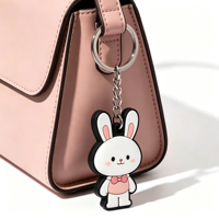 Pinshuo, fabricant OEM depuis 20 ans, porte-clés de dessin animé, logo d'entreprise, porte-clés 2D 3D, fabrication sur mesure, porte-clés en caoutchouc souple PVC