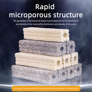 Qihangras ตัวกรองเซรามิกรูปทรงสี่เหลี่ยมสำหรับตู้ปลาตู้ปลาตู้ปลาบ่อปลาค็อยสื่อชีวภาพแบคทีเรีย - Product Image 5