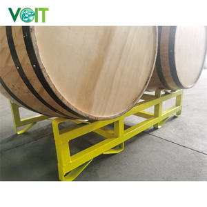 رفوف أسطوانة نبيذ مطلية بالمسحوق من الفولاذ المعدني لـ 59 جالونًا - Product Image 3