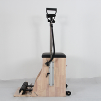 Chaise de Pilates en chêne de haute qualité et durable - Portable pour studio de Pilates et usage domestique, exercices de yoga et de musculation, design réglable