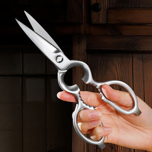 뜨거운 판매 일본 주방 가위 야외 사용을위한 생선 치킨 직접 판매를위한 헤비 듀티 스테인레스 스틸 블레이드 - Product Image 3