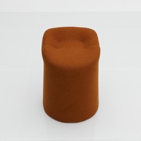 Pouf repose-pieds en tissu, tabouret rembourré pour changer de chaussures, idéal pour hôtels, villas, chambres, halls d'écoles et salons modernes