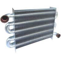 Évaporateur de réfrigérant à tubes à ailettes entièrement en cuivre, 150 à 300 °C, 50 GPM, pour le refroidissement des bancs d'essai de moteurs d'avions