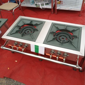 Áp Lực Cao Thép Không Gỉ Lpg Đung Bếp Gas Với Chảo <span class=keywords><strong>Burner</strong></span> Kệ Thương Mại Thiết Bị Nhà Bếp Cho Nhà Hàng - Product Image 4