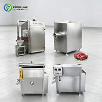 Machine automatique de remplissage de viande, équipement commercial de nouage de saucisses, mini-ligne de production de saucisses