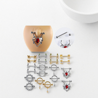 Anneaux de piercing pour mamelons en acier inoxydable, araignée, abeille, serpent, barre pour mamelons, bijoux de corps tendance pour femmes et hommes