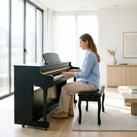 DEMAN XH-8806 Free Design 88 Keys Hammer Action 3 Pedals Upright Electronic Piano Case Portable Digital Musical Instrument Sale