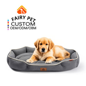 Fairypet-Cama de lujo lavable suave personalizada para perros grandes - Product Image 1