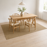 Tapis d'intérieur en sisal naturel, tapis en fibres tissées pour salon, couloir, décoration de la maison, sur mesure Bocai