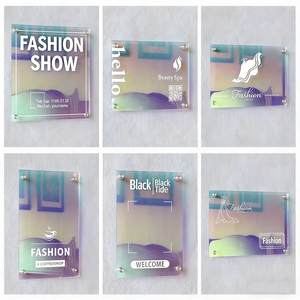 Plaque de porte en acrylique personnalisée avec logo d'entreprise, enseigne publicitaire, panneau de porte, plaque de porte suspendue - Product Image 6