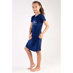 Girls' Oval Tunic Dress Short-Sleeve with Collar Size <b>Range</b> 3-4/9-10 - Product Image 2