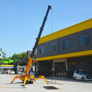 Grue sur chenilles hydraulique télescopique à bras articulé auto-propulsée Changsheng Spider 12 T, double usage huile-électricité - Product Image 4