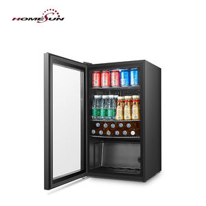 <span class=keywords><strong>Mini</strong></span>-Réfrigérateur Rétro 93L Haute Qualité avec Porte Vitrée LED Personnalisable pour Boissons - Product Image 3