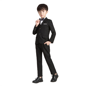 Ensemble de 4 pièces de vêtements de fête de luxe pour bébé garçon de 2 à 12 ans, costume de mariage uni pour enfant garçon - Product Image 6