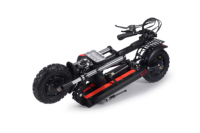 Trottinette électrique pliable pour adultes, phares lumineux, double motorisation, grande puissance 2000W, pneus larges