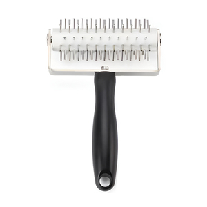 Herramienta para hornear de cocina de acero inoxidable 304, punzonadora de Pizza hecha a mano, <span class=keywords><strong>aguja</strong></span> para enrollar Pan para el hogar - Product Image 1