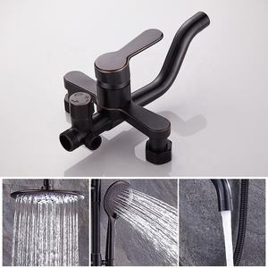 Robinets <span class=keywords><strong>de</strong></span> <span class=keywords><strong>douche</strong></span> en <span class=keywords><strong>Bronze</strong></span> frotté à l'huile, pomme <span class=keywords><strong>de</strong></span> <span class=keywords><strong>douche</strong></span> cascade raccords <span class=keywords><strong>de</strong></span> salle <span class=keywords><strong>de</strong></span> bains, <span class=keywords><strong>colonne</strong></span> <span class=keywords><strong>de</strong></span> <span class=keywords><strong>douche</strong></span> - Product Image 3