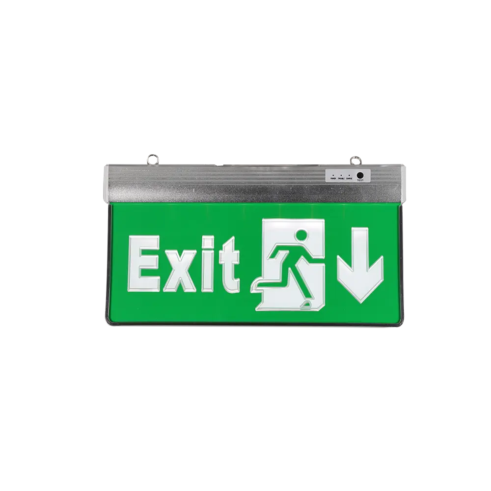 latest rechargeable emergency exit lamp 2835 SMD led exit light