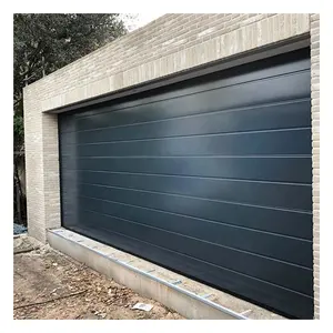 Insulated Residential Sliding Garage door Filled with PU foam