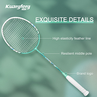 Raquette de Badminton en fer de qualité tournoi frappe stable conception légère raquette de Badminton supérieure frappe pour les joueurs