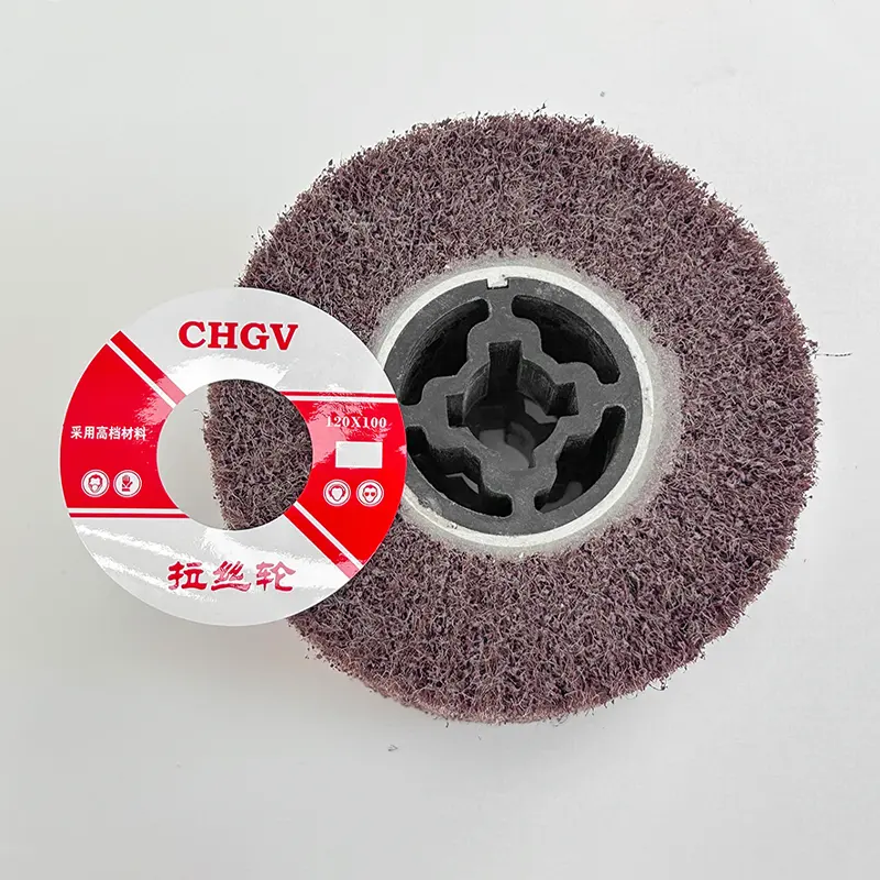 Factory Supply Aluminum Oxide Polishing Wheel Nylon Buffing Wheel for Metal Stainless