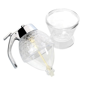 Squeeze Bottle Honey Jar Container <strong>Bee</strong> Drip Dispenser Kettle Storage Pot Stand Holder Juice Syrup Cup Home <strong>Kitchen</strong> <strong>Accessories</strong> - Product Image 6