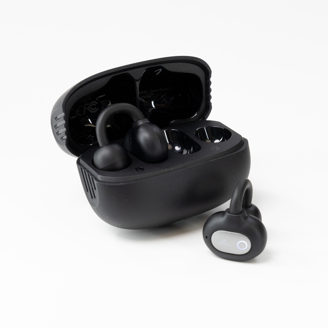 AGM OPEN BUDS 1 BT V6.0 LED/Digital Display Ear-clip Black Sport Earphones Clip Earbuds
