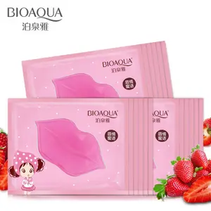 BIOAQUA-mascarilla de colágeno nutritiva para labios, mascarilla exfoliante de Color de labios, hidratante de piel muerta, fruta