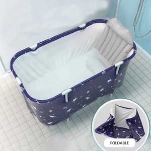 <span class=keywords><strong>Baignoire</strong></span> <span class=keywords><strong>pliable</strong></span> en tissu écologique, portable, grande capacité, légère, ovale, pour adultes et enfants, pour la maison, les voyages, le camping, la salle de bain - Product Image 6