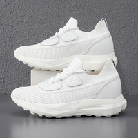 Chaussures de course en mesh pour hommes 36-44, chaussures de sport tendance augmentant la taille pour l'été, chaussures de sport décontractées avec logo personnalisé Hambo