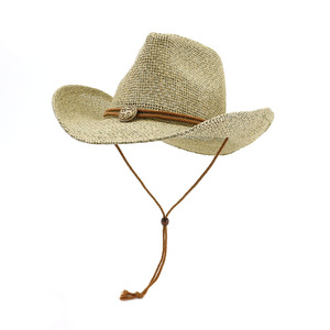 Western Style <b>Fedora</b> Straw <b>Hat</b> for <b>Men</b> and Women Summer Outdoor Beach Vacation Foldable Sun <b>Hat</b> Casual & Party Appropriate - Product Image 1