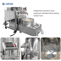 Lösungsmittelfreie Blasenwaschmaschine 190L 285L Eiswasser-Extraktionsseparator mit Einstellbaren Vibrationssiebgrößen