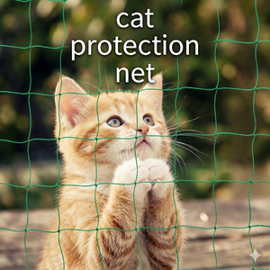 <span class=keywords><strong>Filet</strong></span> de protection pour balcon et fenêtre, anti-morsure, extra résistant, de qualité supérieure, renforcé par des fils, pour la sécurité des chats - Product Image 3