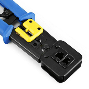 เครื่องมือเข้าหัวสายเคเบิลเครือข่าย <span class=keywords><strong>MCO</strong></span> RJ45/RJ12 Cat5/Cat6 8P8C รองรับ TCP พร้อมที่ปอกสายและที่หนีบอเนกประสงค์สำหรับ FTTH - Product Image 3