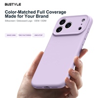 Étui de téléphone magnétique en silicone liquide avec couverture complète de l'appareil photo, doublure en microfibre pour la vente en gros, la vente au détail et B2B OEM/ODM