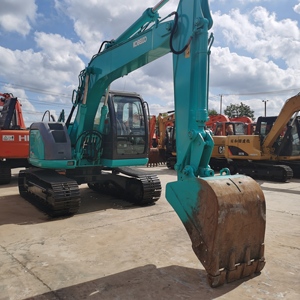 Excavatrice utilisée par KOBELCO SK135SR 13ton du Japon représentation durable avec de basses heures de travail disponibles à Changhaï - Product Image 2